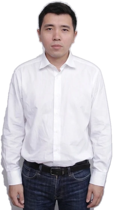 Nurlybay Omerbayev, rendered as a holographic projection